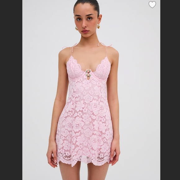 For Love And Lemons | Intimates & Sleepwear | Creamsicle Lace Slip Dress  For Love And Lemons | Poshmark